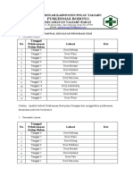 Puskesmas Bobong Jadwal Program UKM