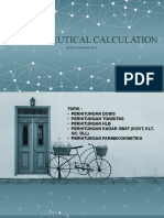 PSPA-Pharmaceutical Calculation