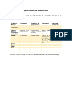 Tarea Tabla Generaciones Ordenadores