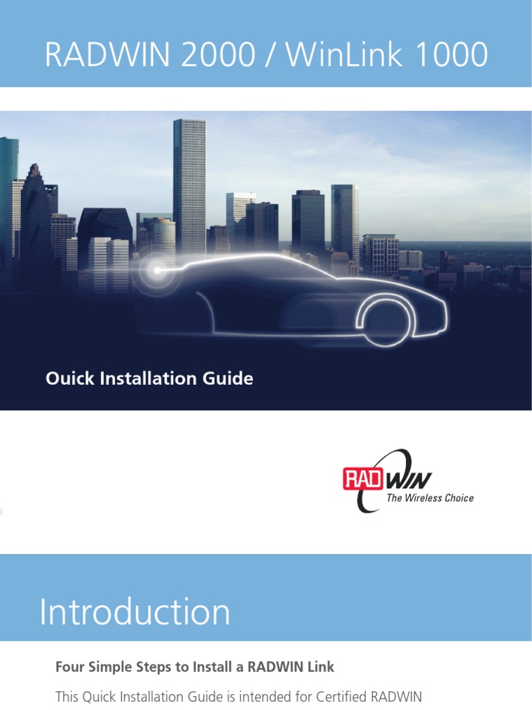 Quick Installation Guide