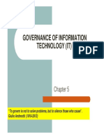 3 - Information Technology Governance - Chapter 05