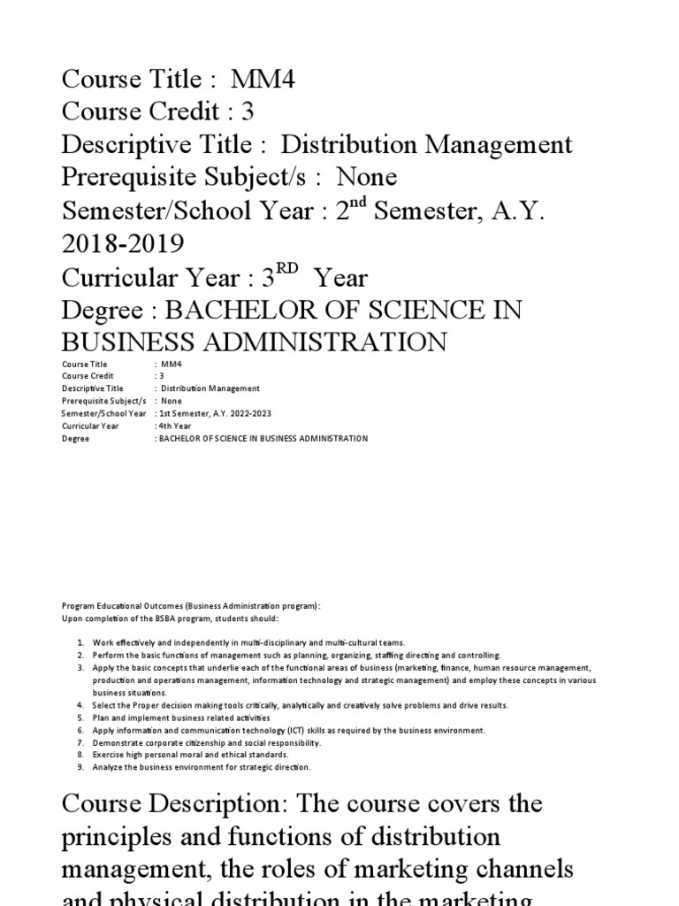 distribution-management-syllabus-pdf-sales-marketing