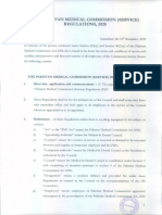 The Pakistan Medical Commission (Service) Regulations, 2020