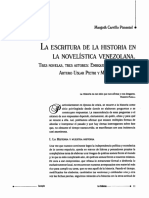 La Escritura De La Historia En La Novelística Venezolana