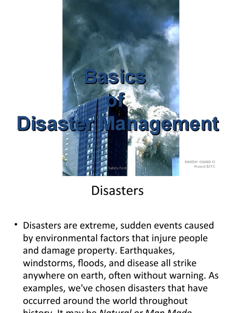 Disaster Management Overview and Strategies | PDF | Emergency ...
