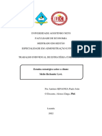 Trabalho Individual de Estratégia Corporativa Mestrado em Administração e Finanças UAN kinanganto@gmail