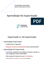 Algoritmos Supervisados VS No Supervisados