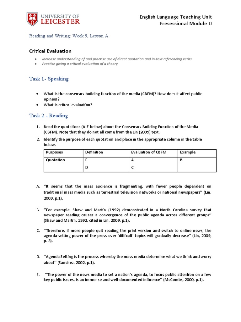 Critical Evaluation of Media Functions | PDF | Mass Media | Human ...
