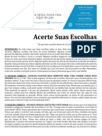 Acerte Suas Escolhas - 2