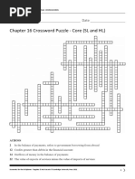 IB Economics Teacher Resource 3ed Ch16 Crossword