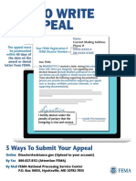 How To Write An Appeal (Flyer)