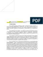 MODELO DE PROYECTO DE RESOLUCIÓN DIRECTORAL PARA COMITE CAS  LEY N° 31538 26-08-22