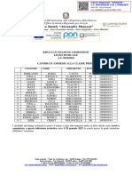 RISULTATI ESAMI AMMISSIONE Liceo Musicale 22-23 PDF