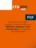 FR Comment Changer Support Moteur Avant Sur Renault Megane I Van Break Ka Guide de Remplacement