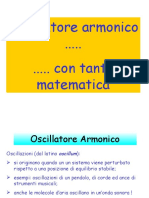 Corso  riallinemento FisicaMM-Oscillatore Armonico