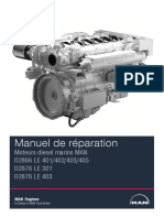 Manuel de Réparation: Moteurs Diesel Marins MAN D2866 LE 401/402/403/405 D2876 LE 301 D2876 LE 403