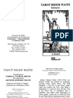Arthur Edward Waite Taro Rider Waite 78 Cartas E Instrucoes de Uso