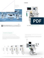 Máquina de Anestesia Flujometroselectronicos P02vaporizadores Pantalla15 Ax900