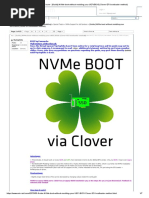 Forum - (Guide) NVMe-boot Without Modding Your UEFI - BIOS (Clover-EFI Bootloader Method)