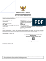 Pemerintah Republik Indonesia Perizinan Berusaha Berbasis Risiko SERTIFIKAT STANDAR: 02202012621130001