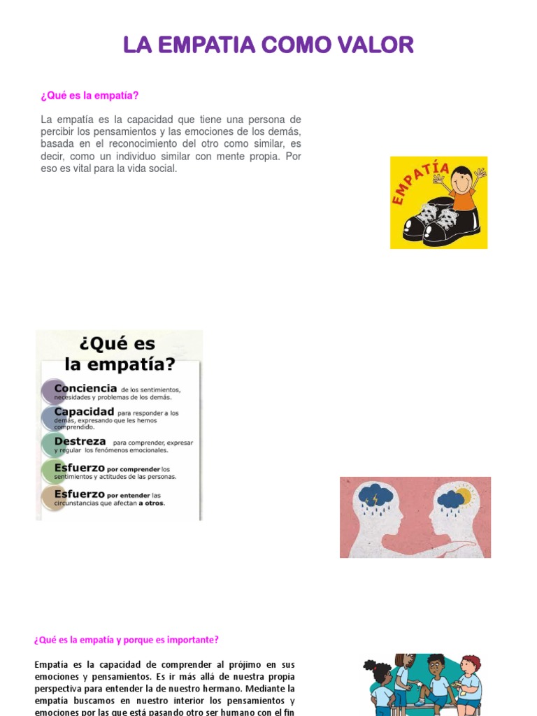 Dds-La Empatia | PDF | Empatía | Las emociones