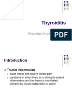 Thyroiditis: Uaepong Limpapanasit 23/5/54