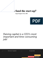 How To Fund The Start-Up