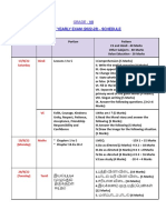 VII Half Yearly Exam (2022-23) - Schedule: 17/9/22 Saturday Hindi