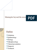 Meningitis Beyond The Neonatal Age