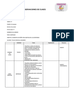 Observaciones de Clases Nº7