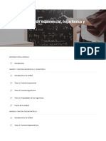 Módulo 4: Función Exponencial, Logarítmica y Trigonométrica