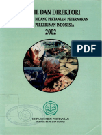 Profil & Direktori Perusahaan Bidang Pertanian, Peternakan & Perkebunan Indonesia 2002