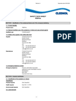 SDS Revision Highlights TEEPOL Cleaning Agent