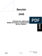 Sección 2445: Circuito de Lubricacion Bomba de Aceite Y Valvula de Descarga Motor Termico