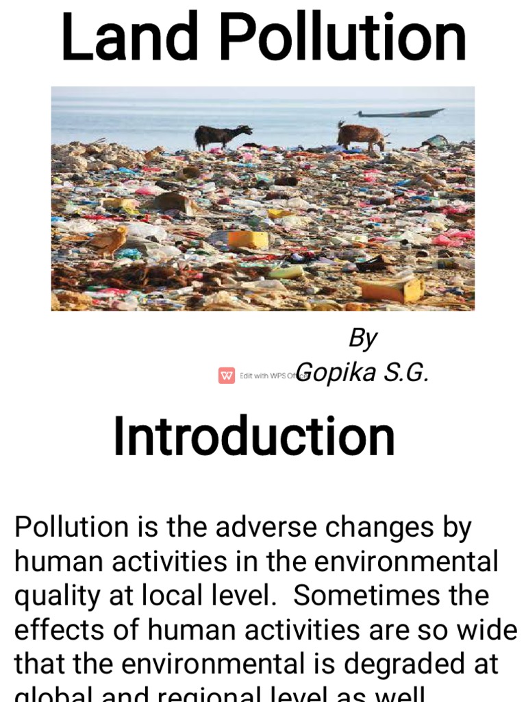 Land Pollution-WPS Office | PDF | Home & Garden | Science & Mathematics