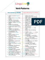 Linguivers Verb Patterns