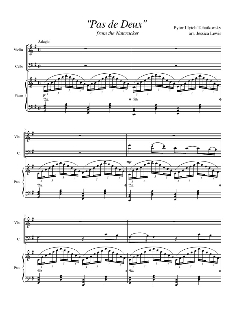 Pas de Deux | PDF | Classical Music | Classical Compositions