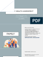 Family Health Assessment
