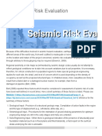 1.9 Seismic Risk Evaluation