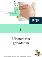 Komplikasi & Penyulit Kehamilan Trimester I Dan II