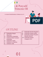 Komplikasi & Penyulit Kehamilan Trimester III