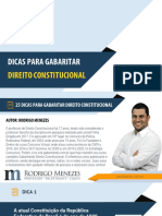 eBook 25 Dicas Para GABARITAR Direito Constitucional - Versão 2022.2 14sgdc
