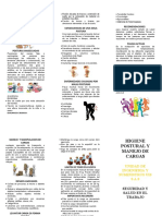 Folleto Higiene Postural y Manejo de Cargas