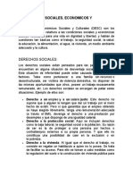 Derechos sociales, económicos y culturales: educación, salud y más