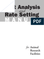 Cost Analysis Rate Setting: Manual