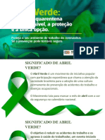 Apresentação ABRIL VERDE