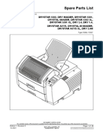 Drystar 5302 - Drystar Axys - Spare Parts List