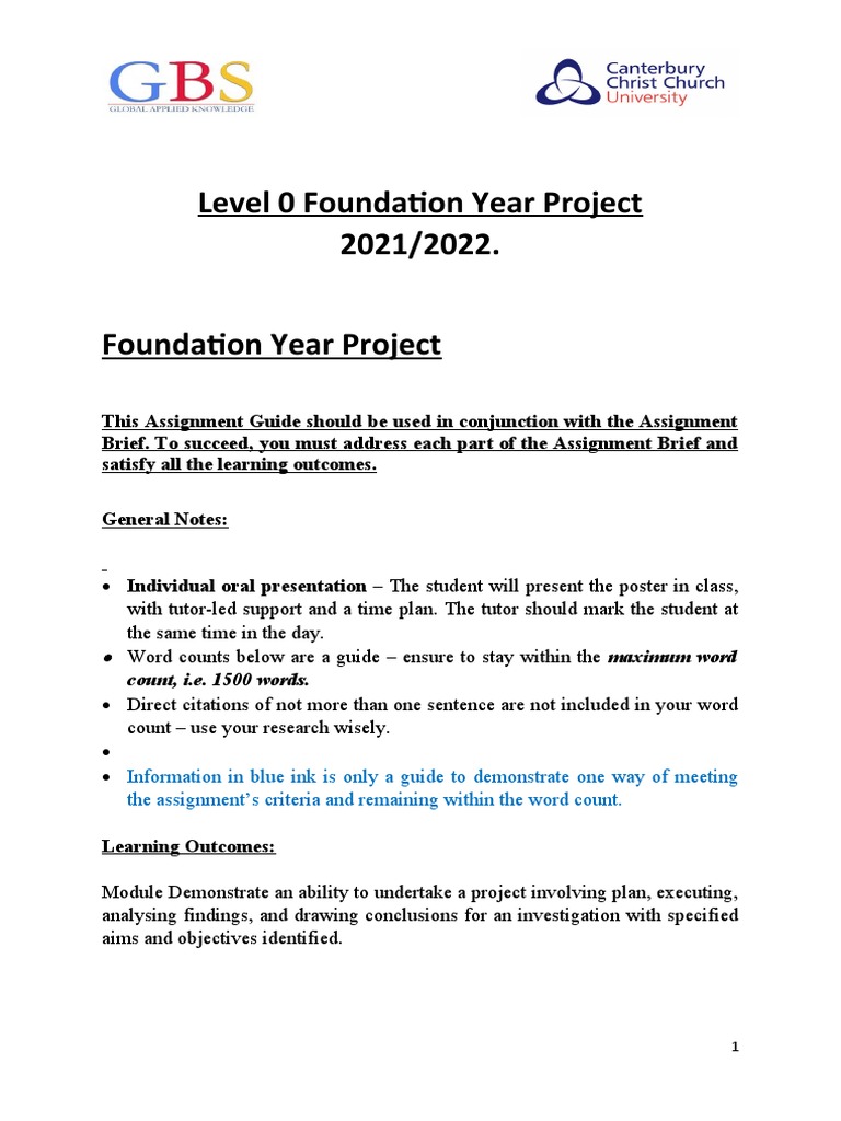 Assignment Guide Poster | PDF | Behavior Modification | Cognitive Science