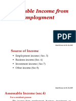 Presentation - Employment Income