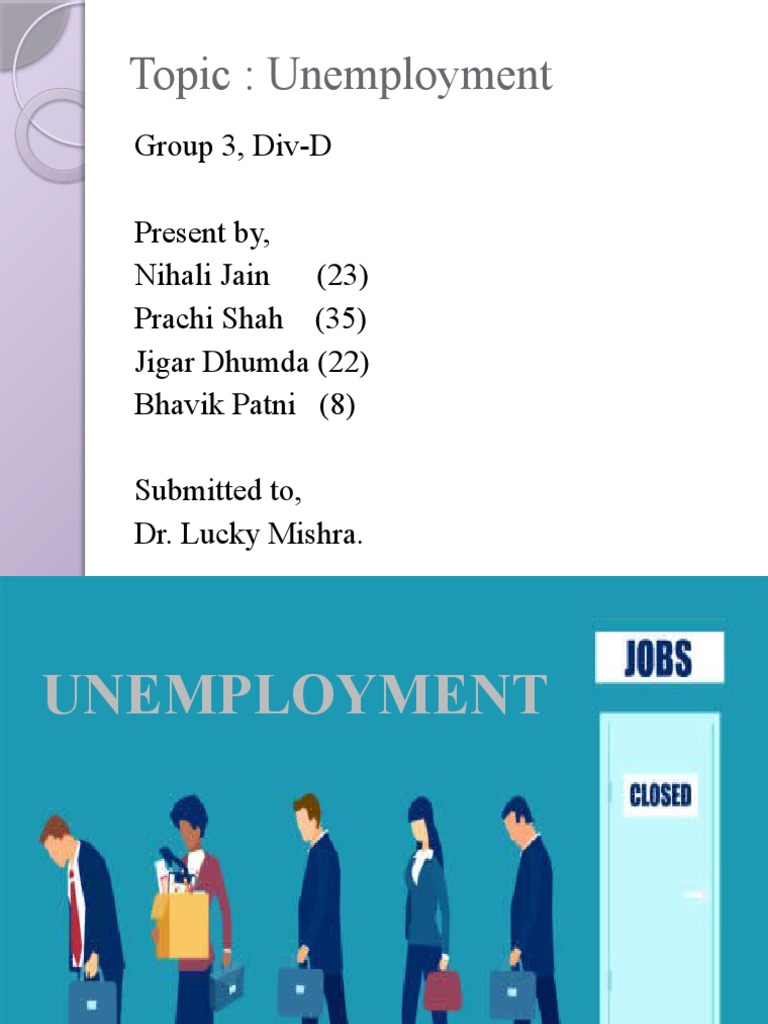 Group3 Unemployment.1 PDF Unemployment Labour Economics